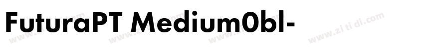 FuturaPT Medium0bl字体转换